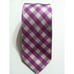 NWT 65.00 TOMMY HILFIGER MENS NEW DEEP PINK 100%SILK PLAID NECKTIE WIDTH:3