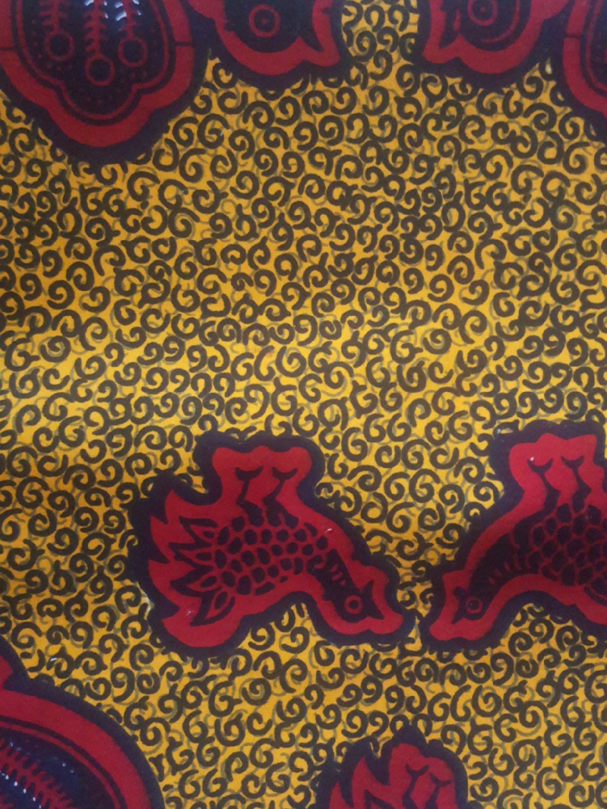 African Fabric, Ankara, 6 Yards(Roost)