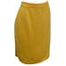 St. John collection marigold yellow wool Santana knit knee length skirt 8