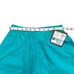Vintage 90's Nike Nylon Shorts Women's M Aqua Gray Tag Deadstock Swoosh Logo