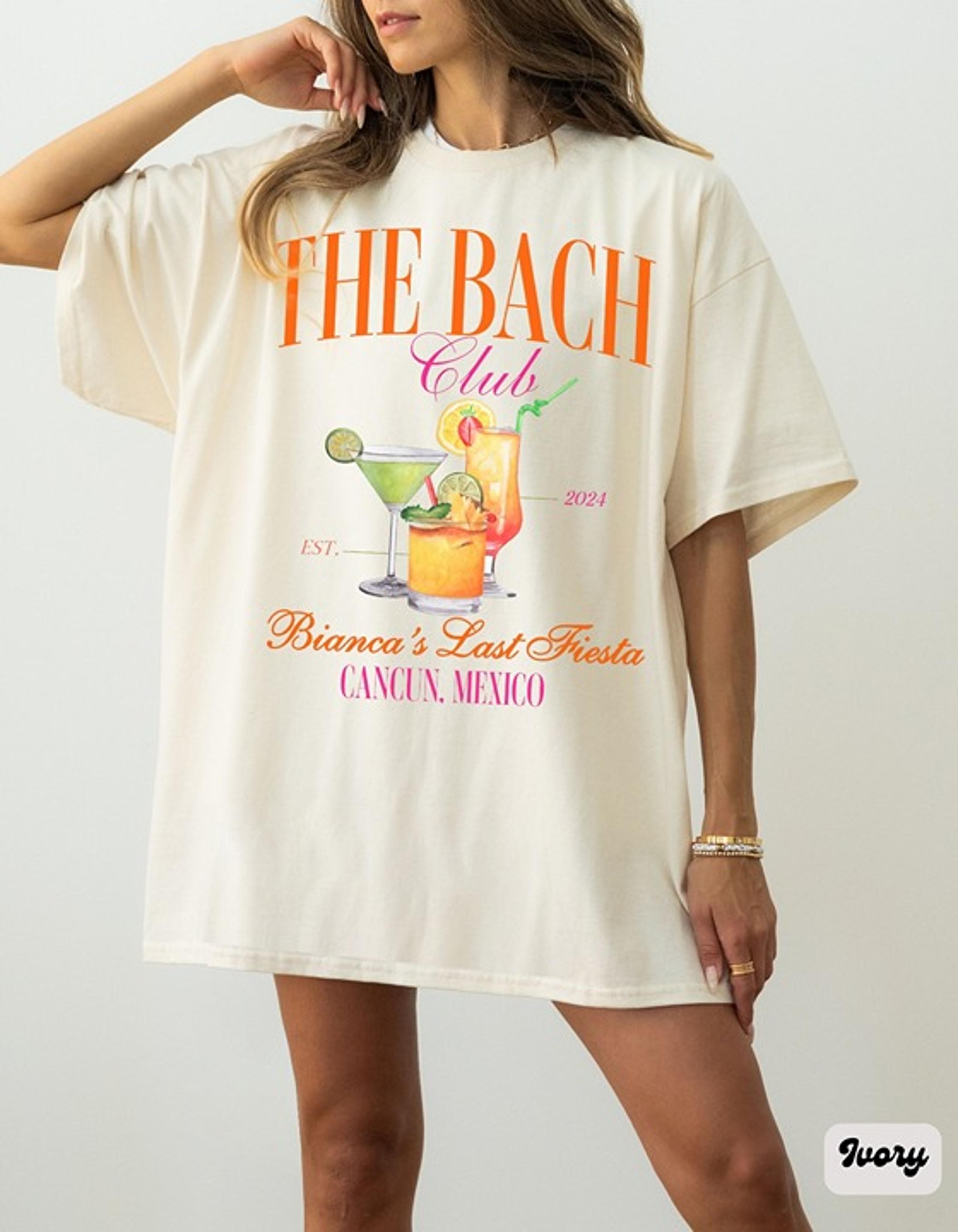 Fiesta Bachelorette Shirts, The Bach Club Shirt, Tequila Bachelorette Party Shir - Gildan