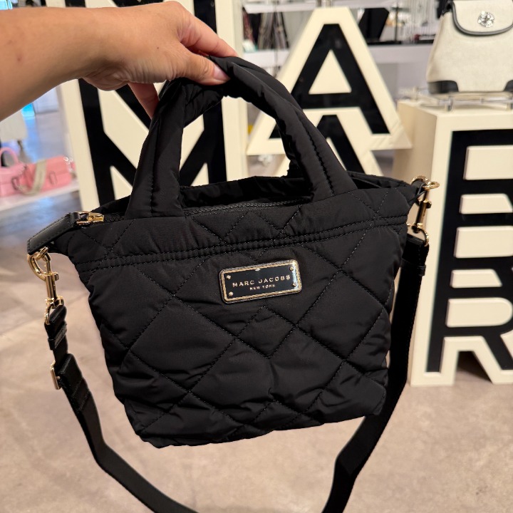 定番★Marc Jacobs★Quilted Nylon Mini Tote M0016681 Buy Marc Jacobs Quilted Nylon Mini Tote Bag in Black