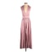 NWT Free People FP Beach Dani Convertible Jumpsuit in Mauve Wide Leg Jersey XS
