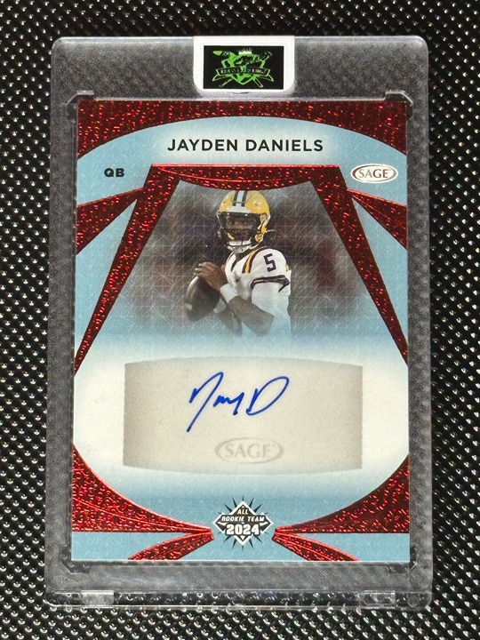 2024 Sage Jayden Daniels Rookie Auto