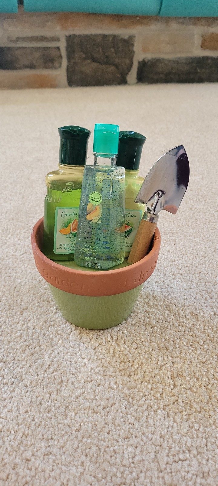 Vintage Bath & Body Works Cucumber Melon Gardening Gift Set Collectible. NEW