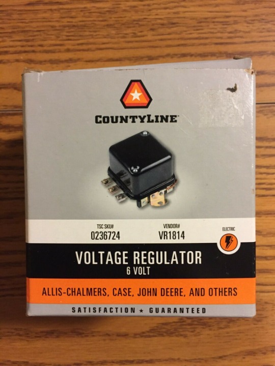 CountyLine Voltage Regulator VR1814 For Allis Case John Deere Massey Ferguson