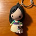 Disney Princess Blind Bag Keychains Lot of 6 Mulan, Rapunzel, Belle, Ariel