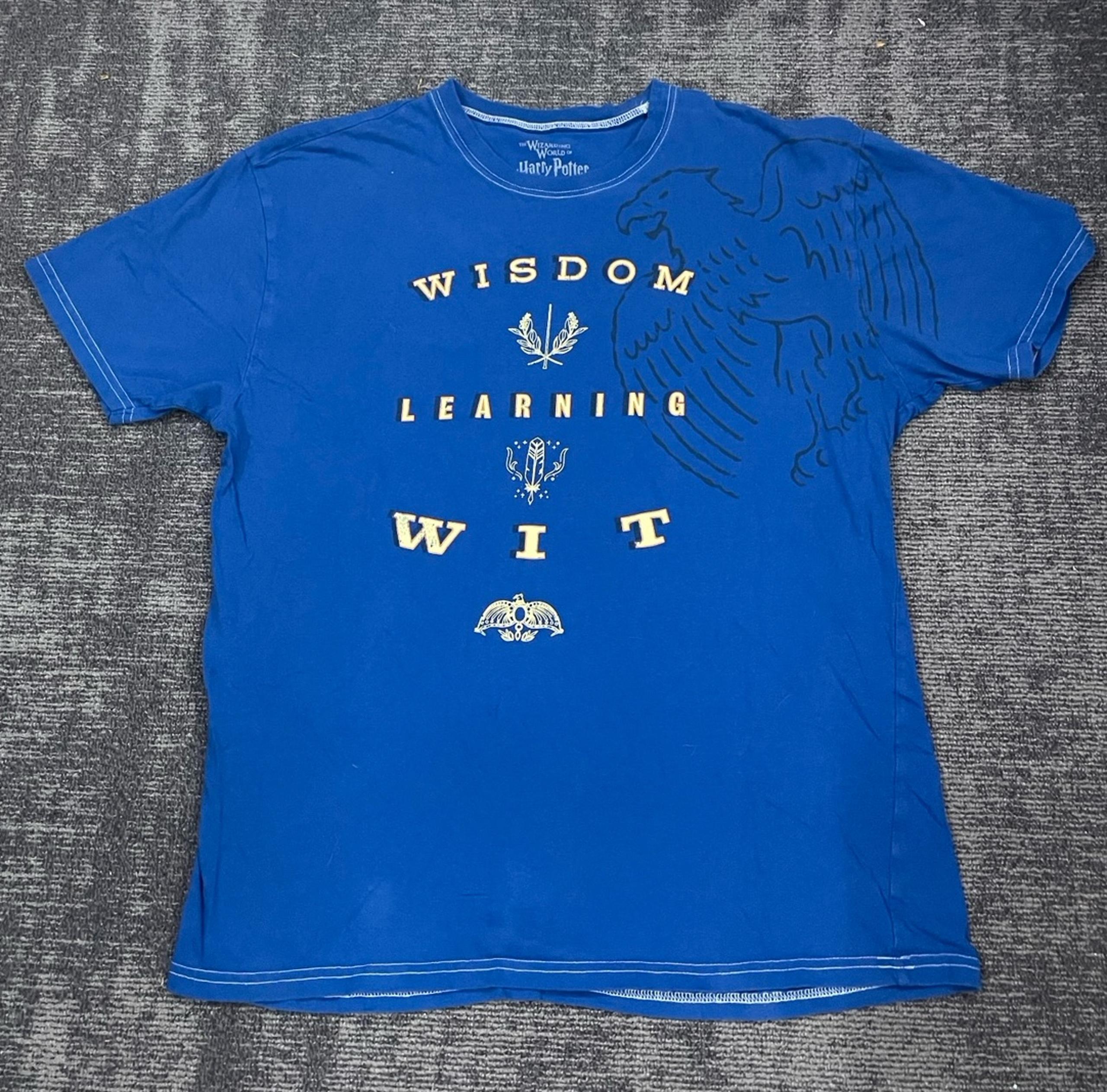 Blue Harry Potter Universal Studios XL T-shirt