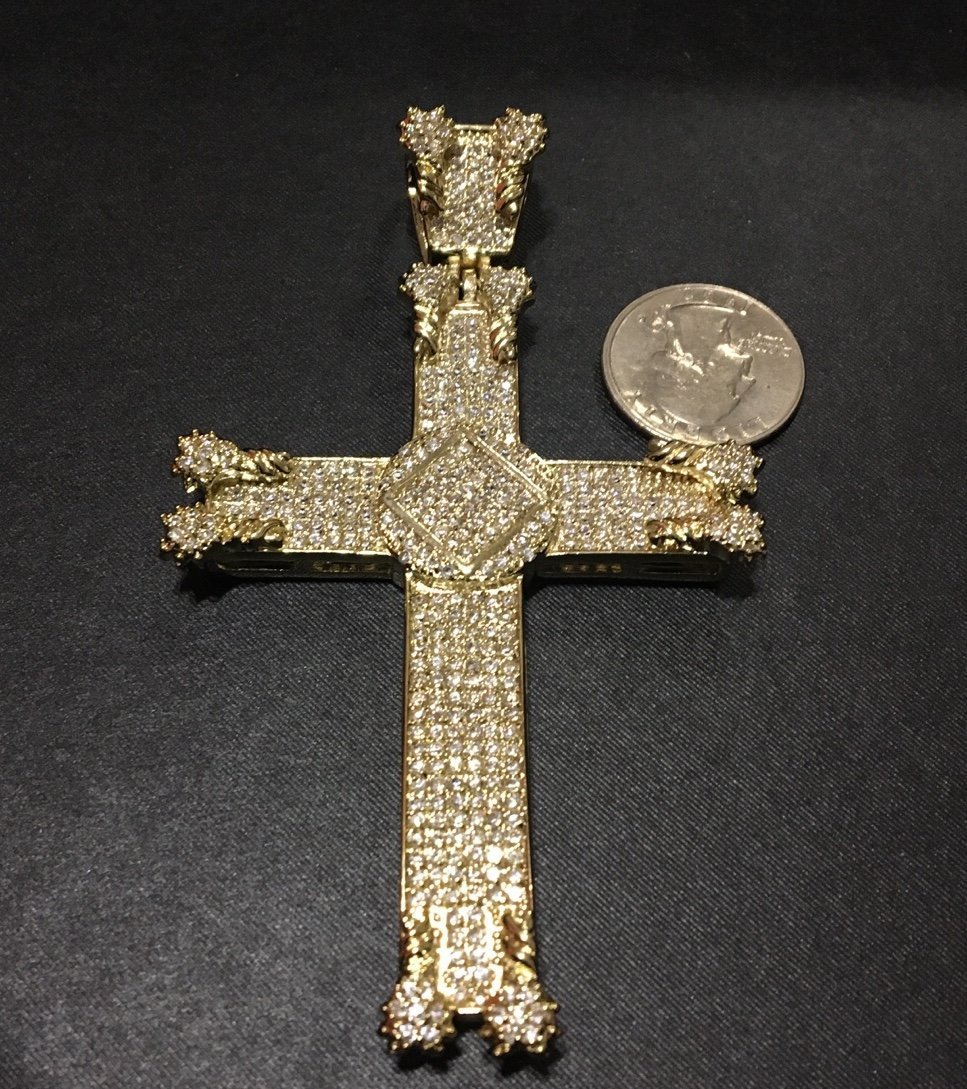 Gold Plated Cubic Zircon Pendant