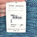 FREE PEOPLE Sunny Days Turtleneck Sweater XS Blue Overboard Combo Relaxed NWT