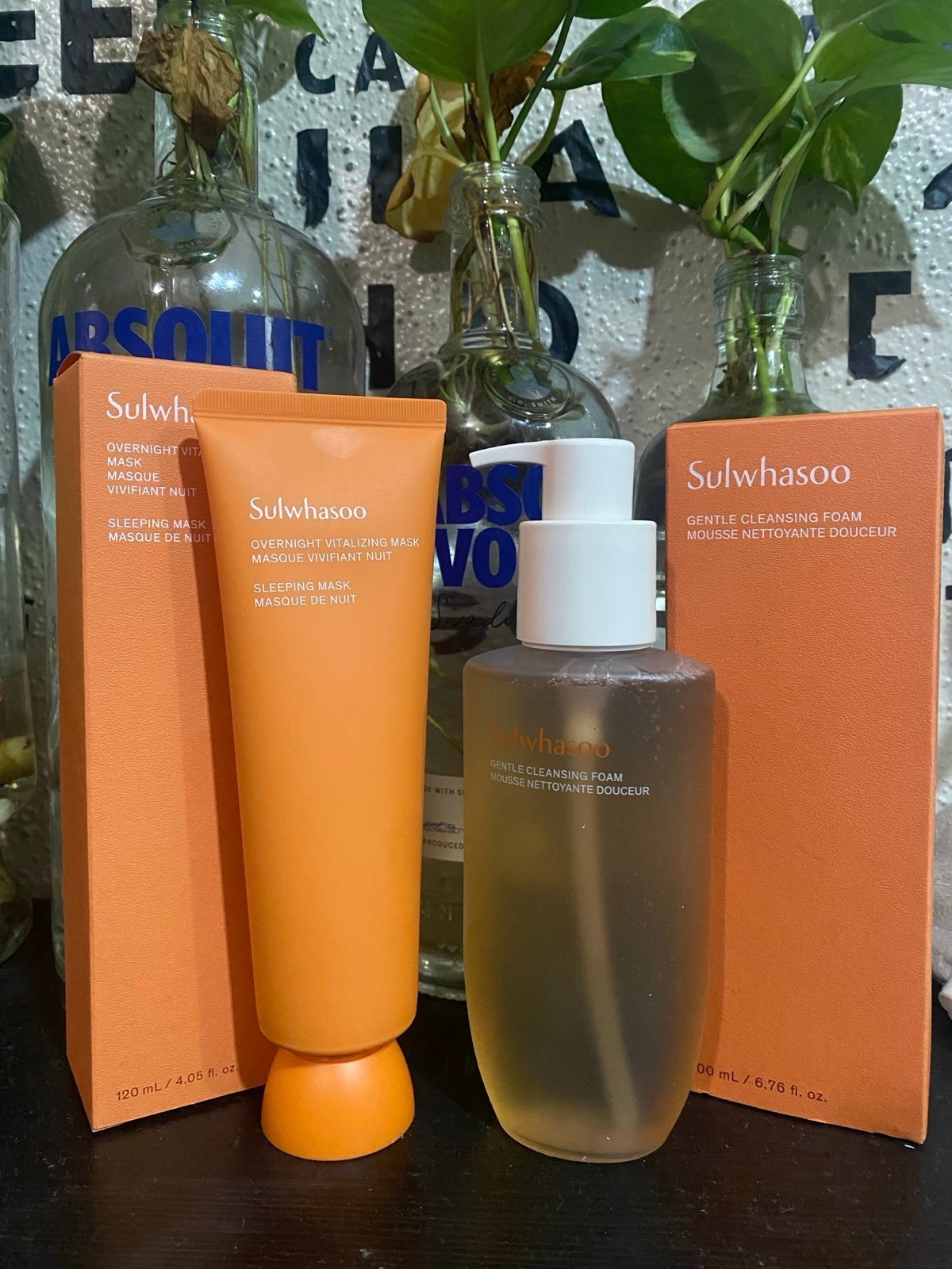 Sulwhasoo Overnight Mask and Cleasing Foam bundle