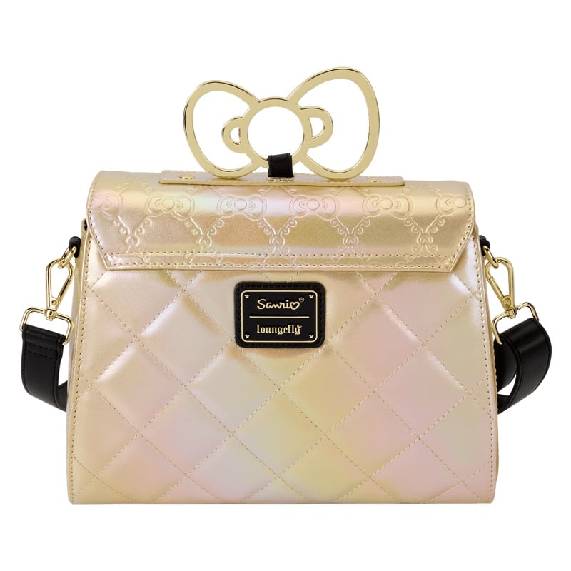 Sanrio Hello Kitty 50th Anniversary Metallic Gold Crossbody Bag