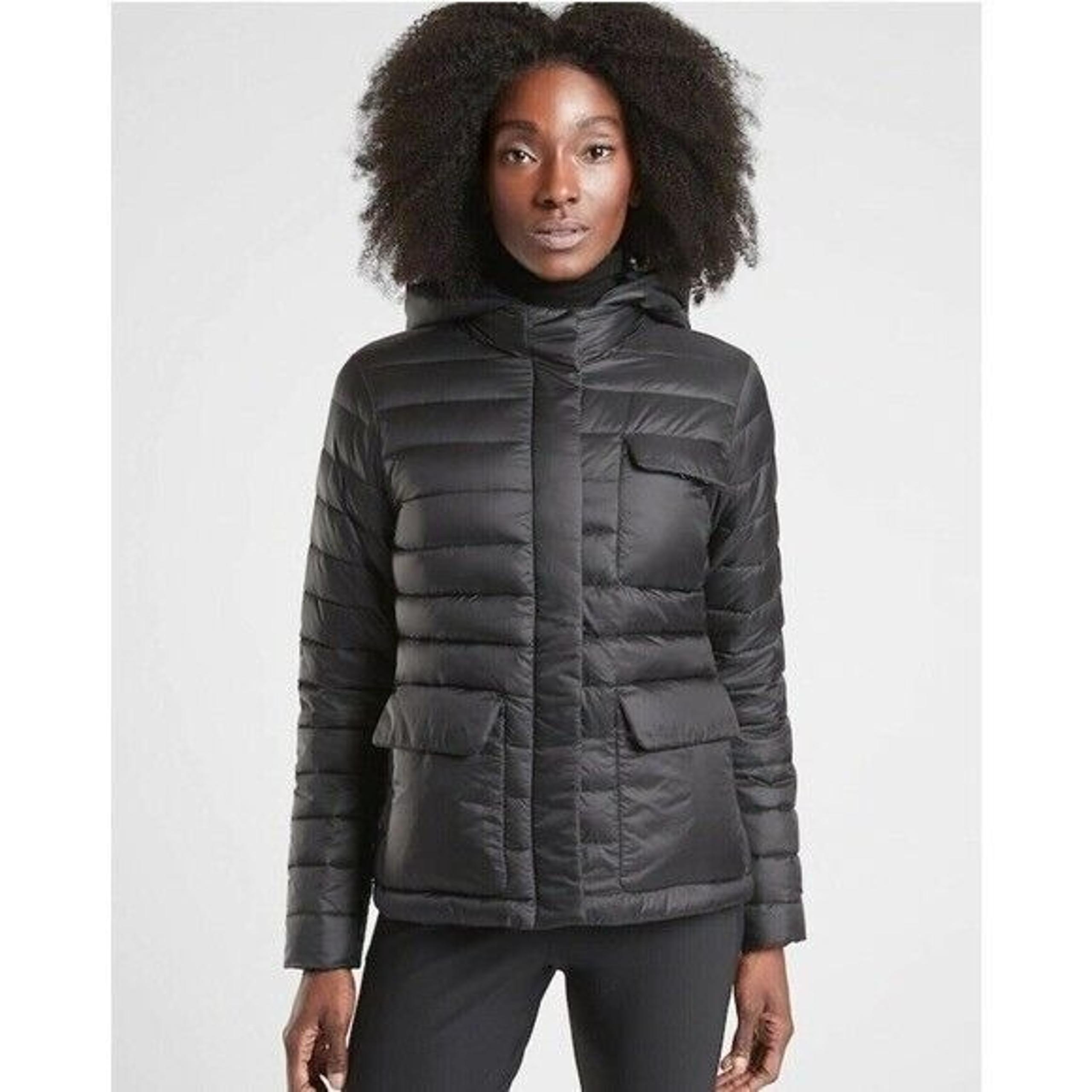 Athleta Pulse Reversible Down Jacket XS NWT