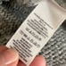 Free People Fair Isle Cowl Neck Chunky Wool Blend Gray Oversized Sweater Small
