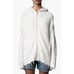 Zadig & Voltaire Anya Cow Blason Embroidered Zip Sweater Khaki Women's Size M/L