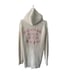 Zadig & Voltaire Anya Cow Blason Embroidered Zip Sweater Khaki Women's Size M/L