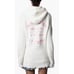 Zadig & Voltaire Anya Cow Blason Embroidered Zip Sweater Khaki Women's Size M/L