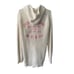 Zadig & Voltaire Anya Cow Blason Embroidered Zip Sweater Khaki Women's Size M/L