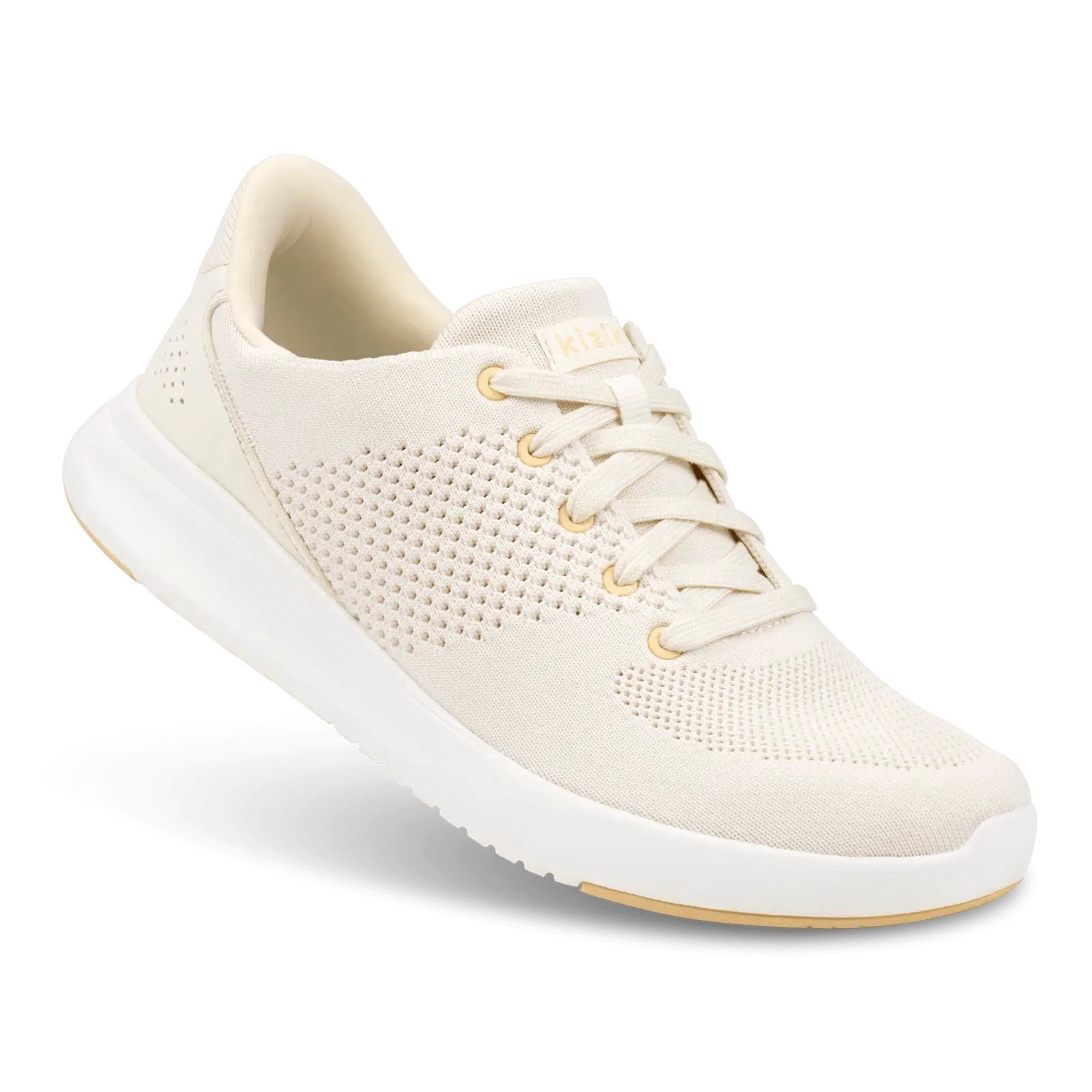Kizik Lima White Crème Sneakers Women’s size 8 NEW slide on