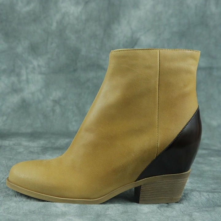 MM6 Maison Martin Margiela S40WU0054 2-Tone EU 36.5 Hidden Wedge Ankle Boot S1E1