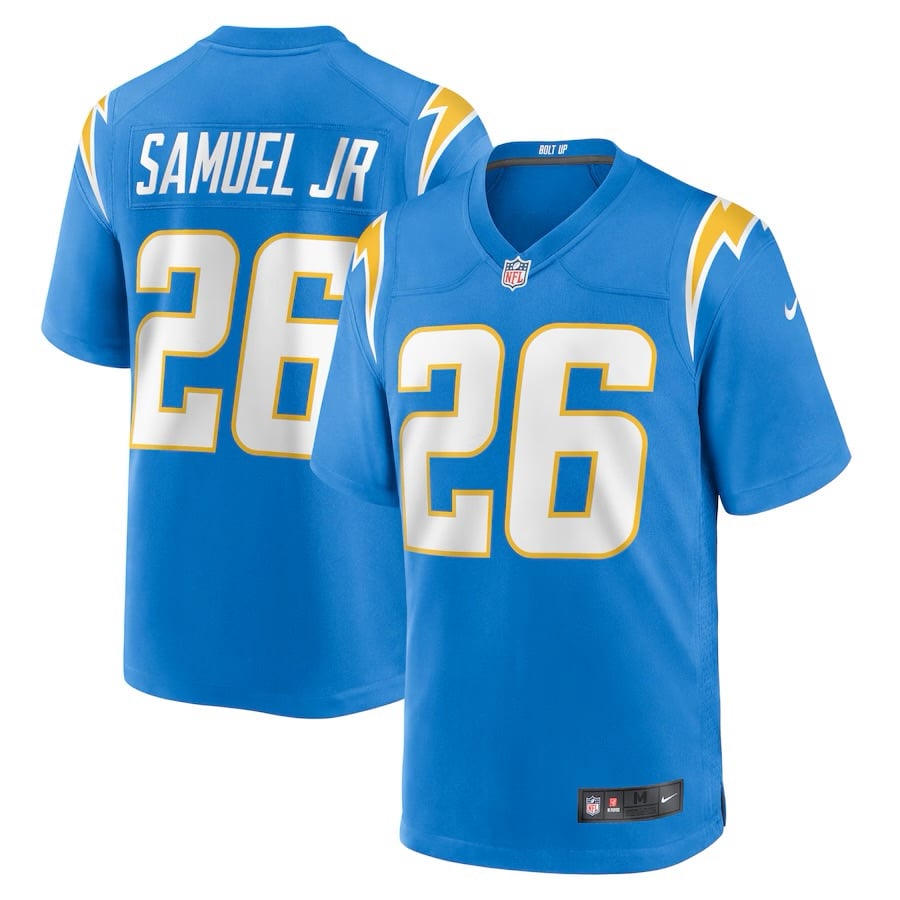 Asante Samuel Jr #26 Los Angeles Chargers NFL Football Jersey (Men’s)