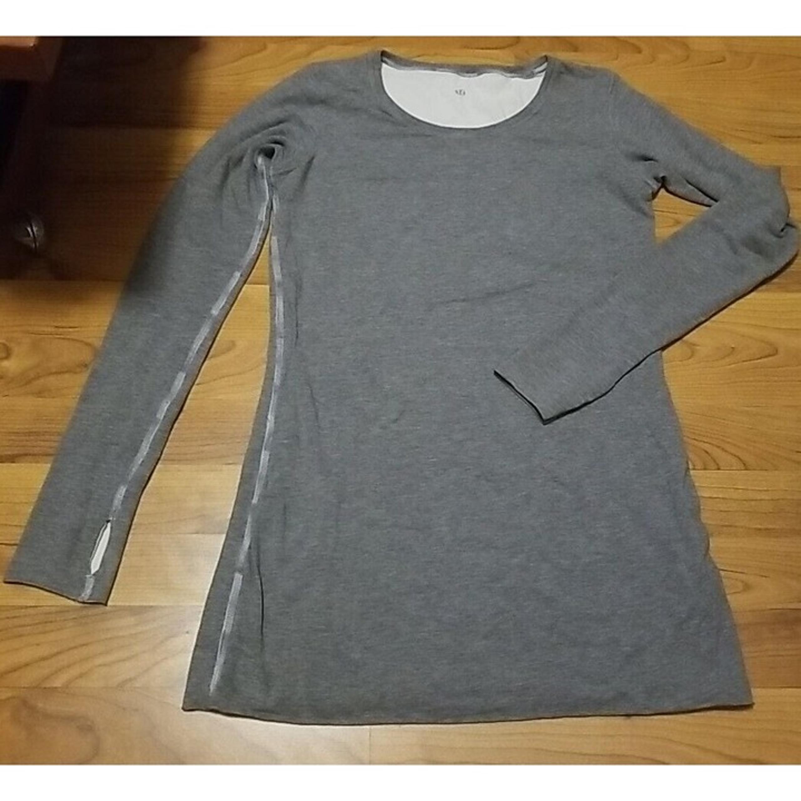 Lululemon Every Yogi Long Sleeve Womens Size M Base Pullover Double Layer Gray