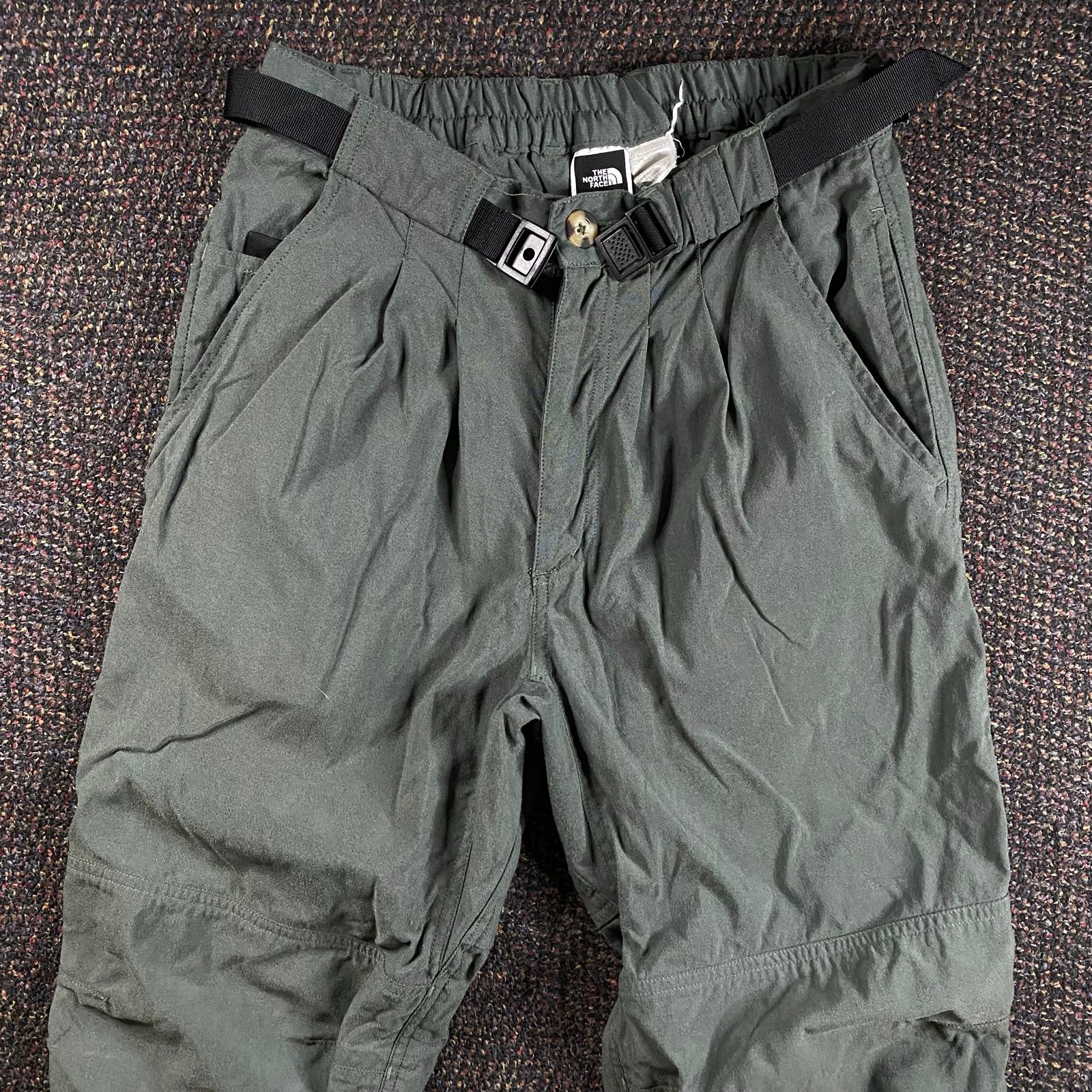 Vintage 1990s The North Face Olive Green Hiking Pants