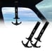 NEW 2PCS ANCHOR ANKER BLACK JDM TSURIKAWA RING BLACK Handle Strap Drift Charm