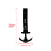 NEW 2PCS ANCHOR ANKER BLACK JDM TSURIKAWA RING BLACK Handle Strap Drift Charm