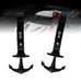 NEW 2PCS ANCHOR ANKER BLACK JDM TSURIKAWA RING BLACK Handle Strap Drift Charm
