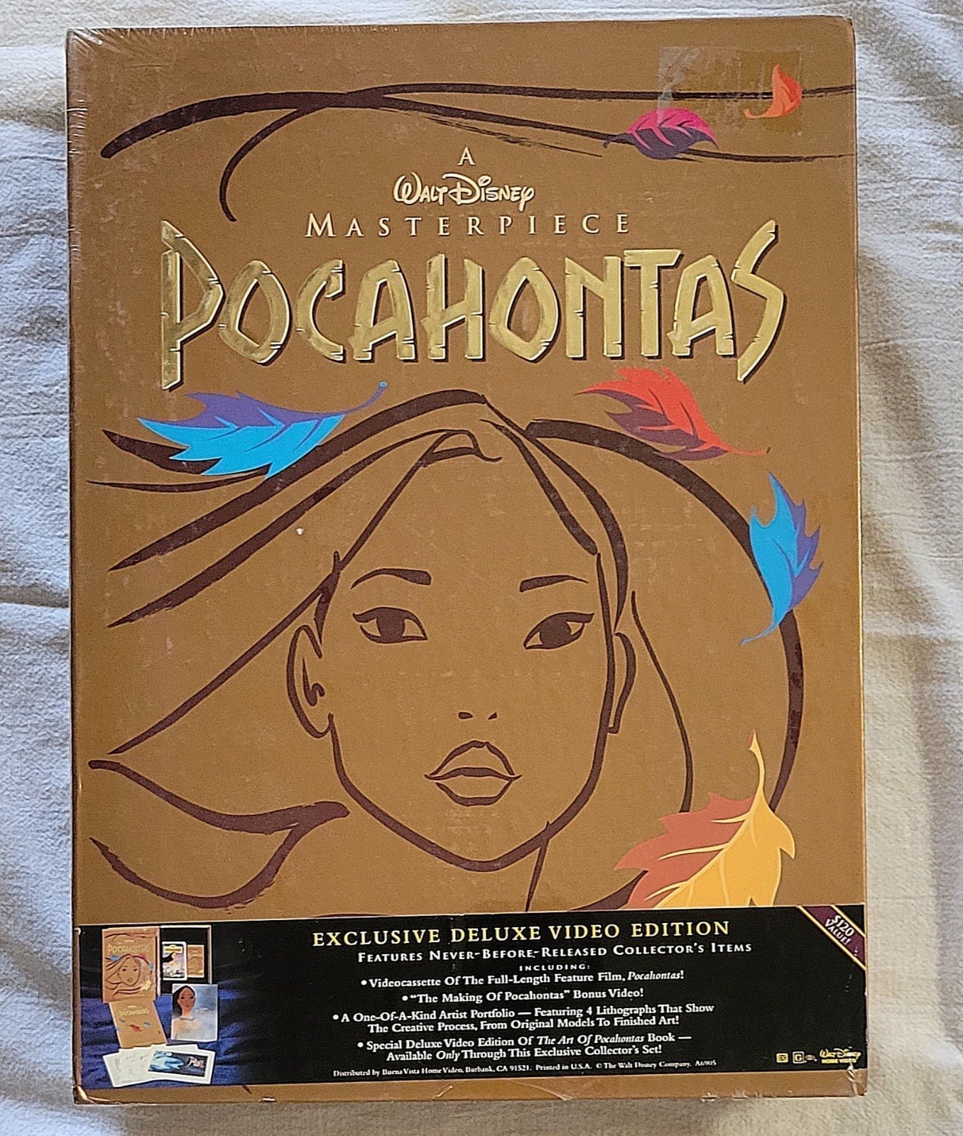 Pocahontas exclusive deluxe VHS Collection Sealed