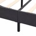 Queen Size Upholstered Platform Bed Frame with Upholstered Headboard