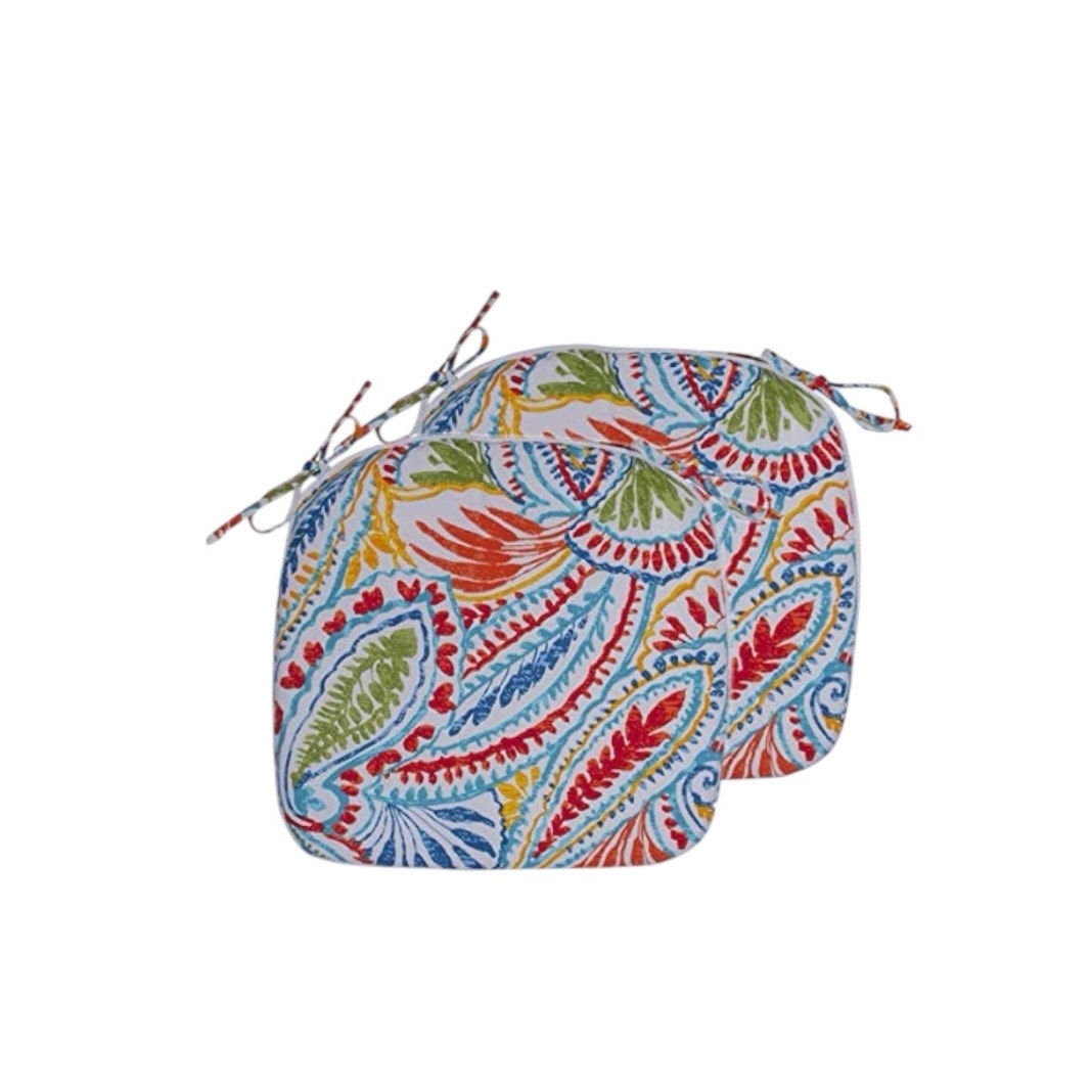 New IN4 Care Set Of 2 Pillow Cushions With Tiebacks