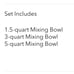 All-Clad 3-PC Stainless Steel Mixing Bowls Set