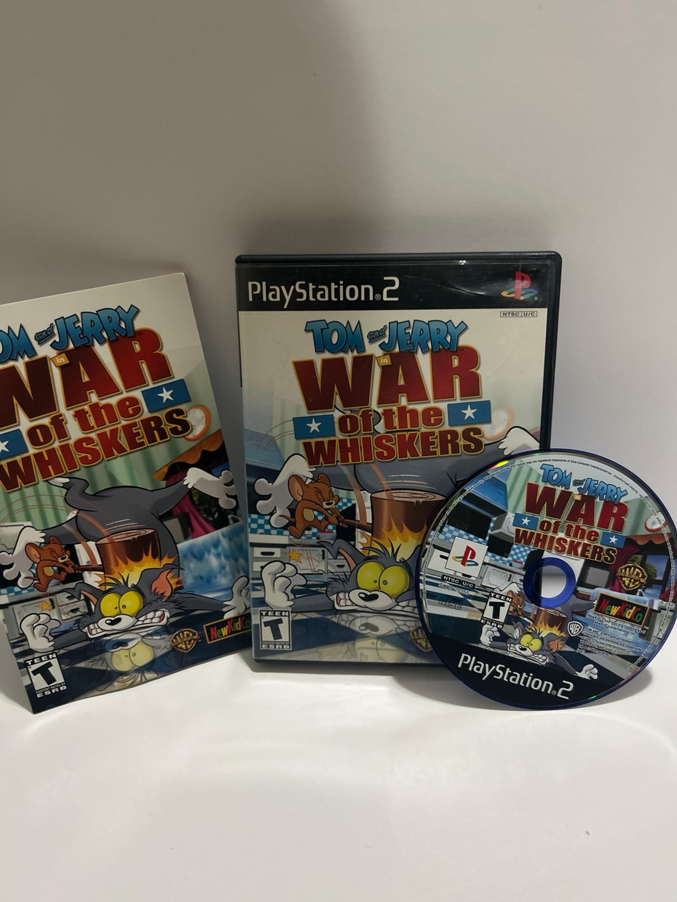 Tom and Jerry War of Whiskers For PlayStation 2