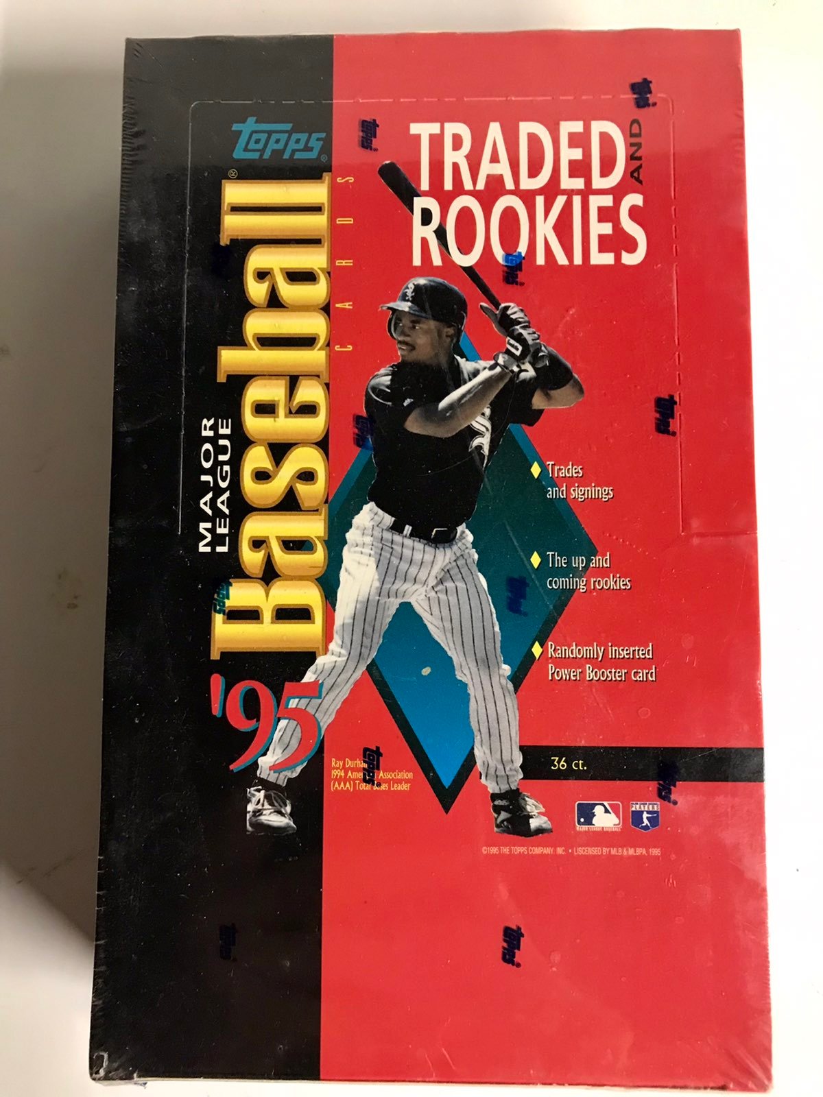 1995 Topps Traded & Rookies Factory Sealed Box (36) packs
