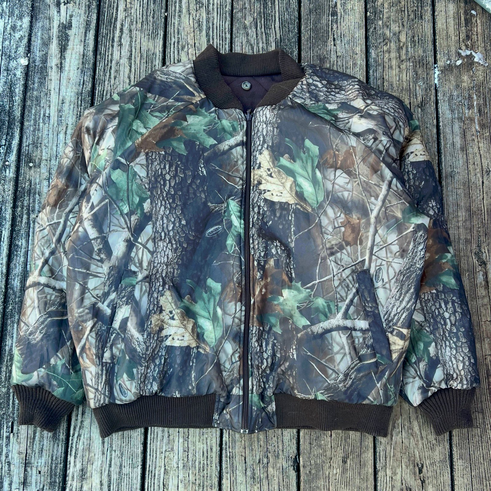 Vintage Realtree Camo Bomber Jacket