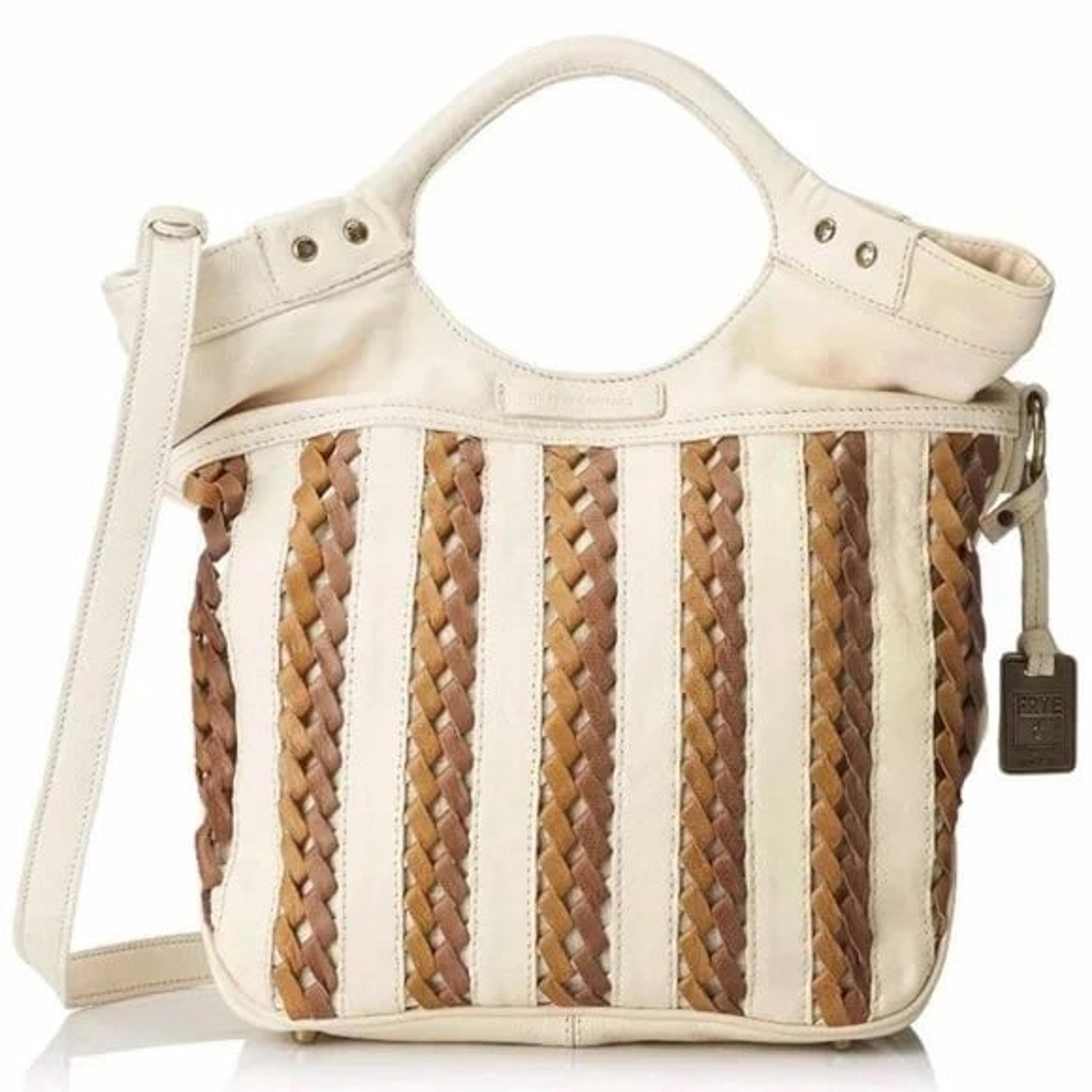 FRYE Patricia Weave Shopper Tote Bag