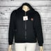 Badgley Mischka NWT Sz XL Black - Graphic Zip Up French Terry Sweatshirt Hoodie