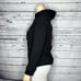Badgley Mischka NWT Sz XL Black - Graphic Zip Up French Terry Sweatshirt Hoodie