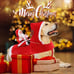 Santa Claus Riding Dog Costume Cute pet costume Size XL