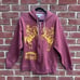 NWOT88 Project Social T X Urban Outfitters Women's Western Rodeo Hoodie Maroon