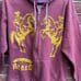 NWOT88 Project Social T X Urban Outfitters Women's Western Rodeo Hoodie Maroon