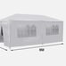 10 X 20 Wedding Party Tent Gazebo Canopy with 6 Removable Sidewalls White
