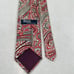Polo Ralph Lauren Vintage Handmade Red White Paisley Silk Necktie Tie 3.5 x55