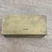 ANTIQUE CHINESE POSTAGE STAMP BOX ENAMEL BRASS CLOISONNE FLOWERS
