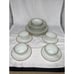 Anchor Hocking White Suburbia Scallop 22k Gold Trim 4 Place Settings 20 Pieces