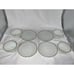 Anchor Hocking White Suburbia Scallop 22k Gold Trim 4 Place Settings 20 Pieces