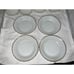 Anchor Hocking White Suburbia Scallop 22k Gold Trim 4 Place Settings 20 Pieces