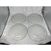 Anchor Hocking White Suburbia Scallop 22k Gold Trim 4 Place Settings 20 Pieces